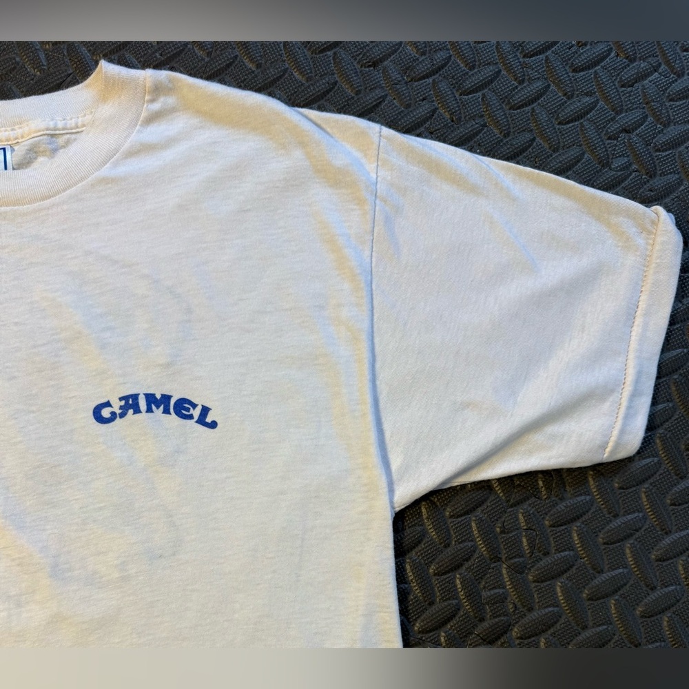 90’s Vintage Camel Smooth Character Graphic White T-Shirt Size XL - Picture 5 of 8